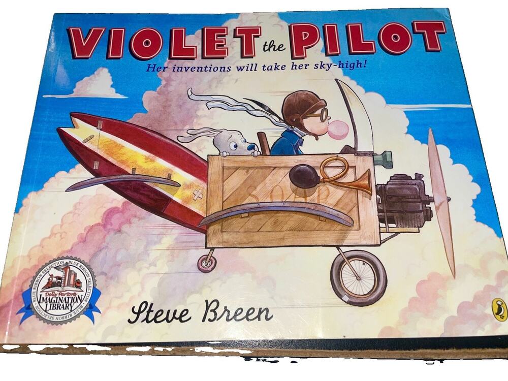 Violet The Pilot From Dolly Parton’s Imagination Library Paperback Nice Book